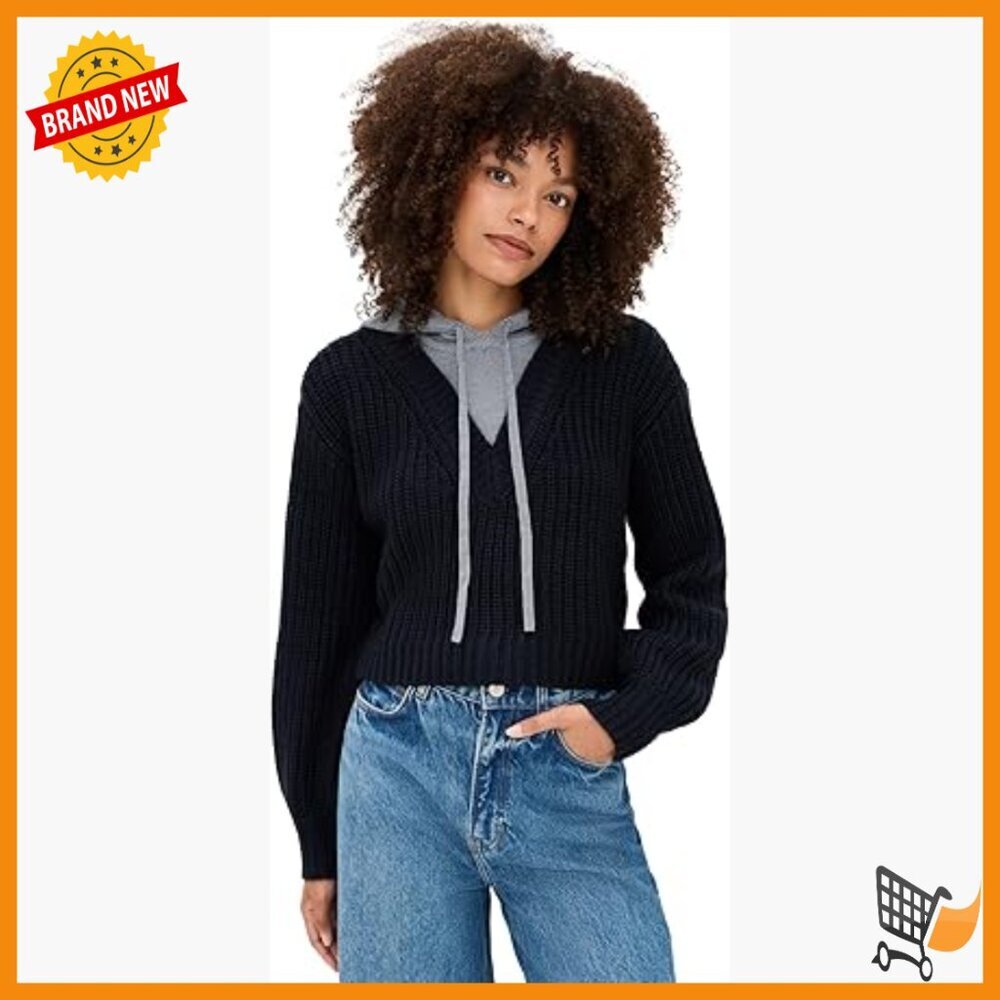 Hooded Pullover Sweater, Dry Clean Only, Long Sleeve, Standard Length